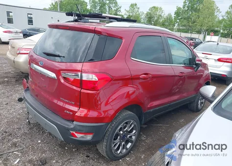 2018 Ford Ecosport Titanium z USA, uszkodzony, nr VIN MAJ6P1WL8JC165345